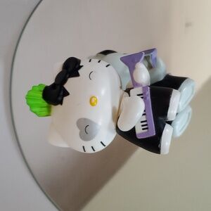 McDonalds Sanrio 90s Kitty Rockin' Roll Happy Meal Collectible Blk/Wht